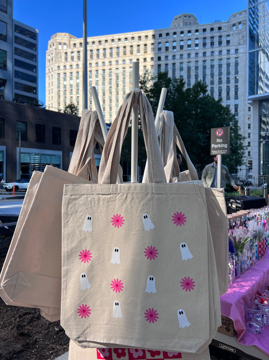 Ghost Daisy Tote