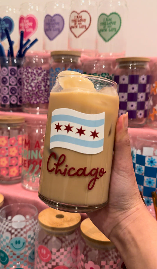 Chicago Coffee Glass