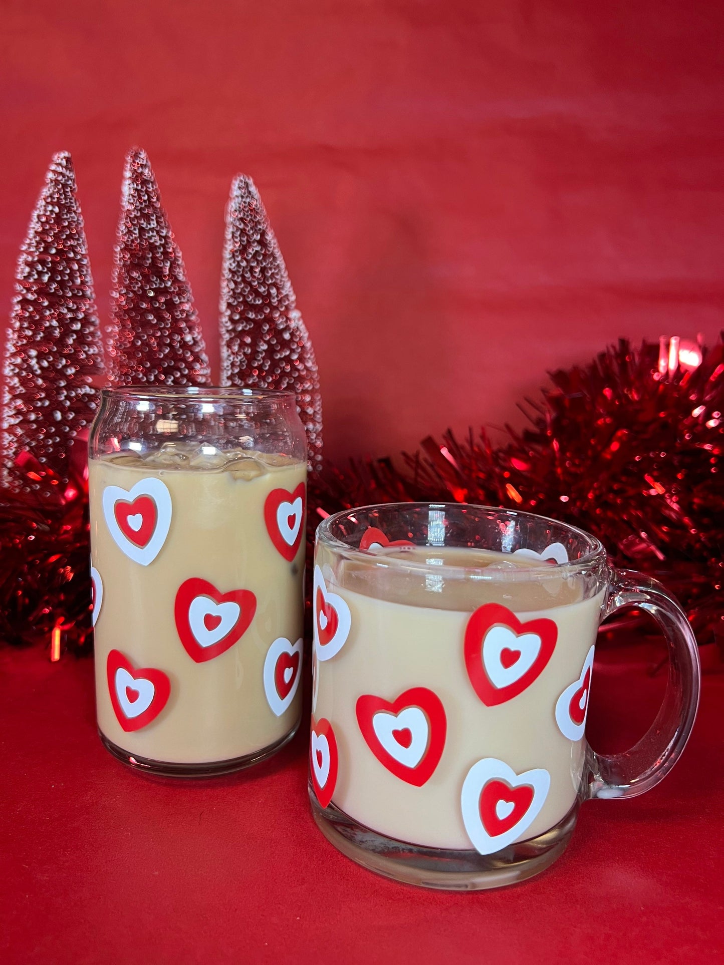 Holiday Heart Coffee Cup