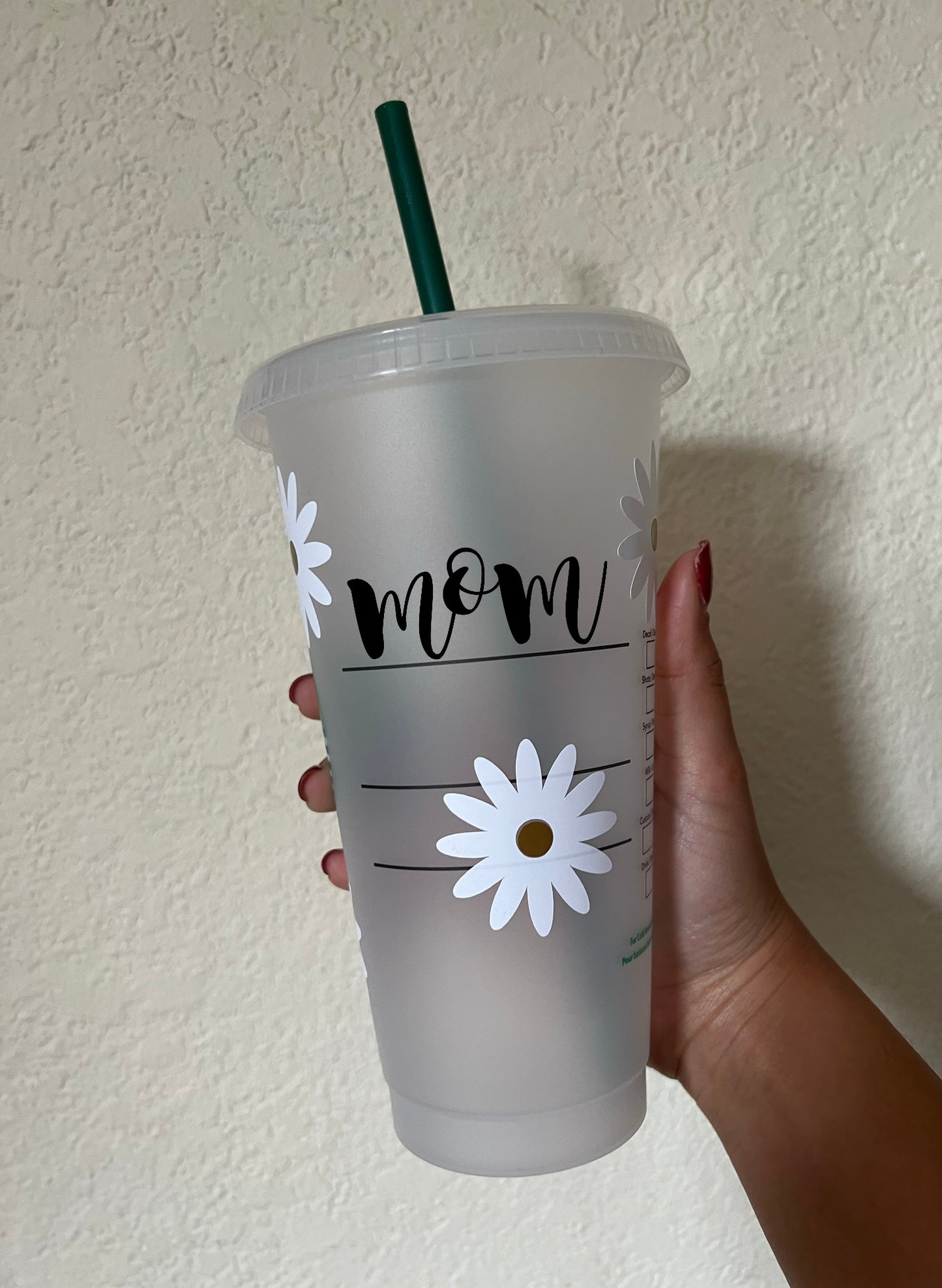 Mothers Day Daisy Starbucks Tumbler