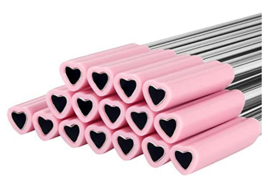 Heart Shaped Stainless Steel Straw